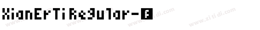 XianErTi Regular字体转换